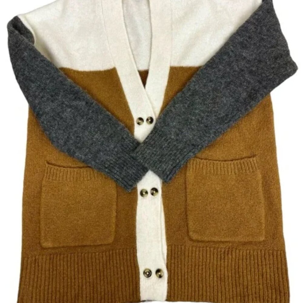 Madewell Allston Colorblock Double Button Cardiga… - image 7